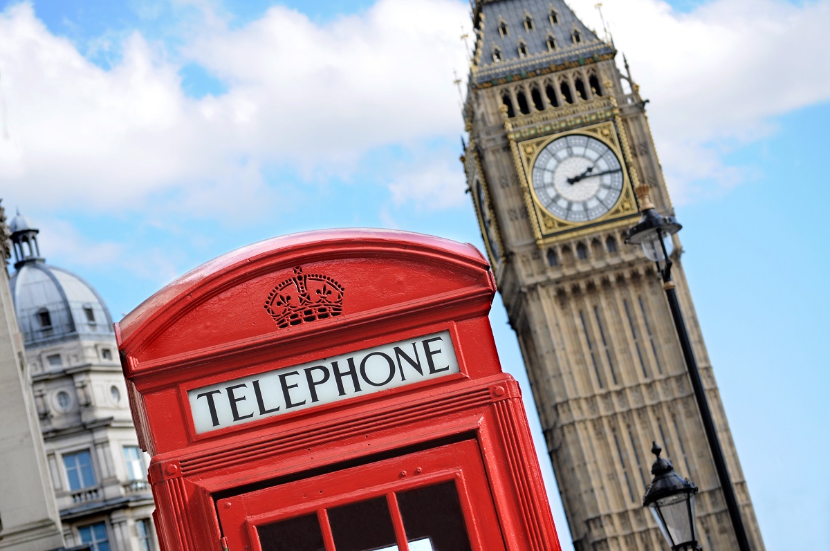 Лондон и телефонная будка 